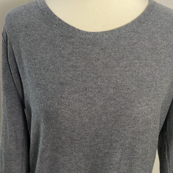 Aritzia Babaton Silk/Cotton/Cashmere Blend Sweater Tie Back 3/4 Sleeve - Picture 5 of 13